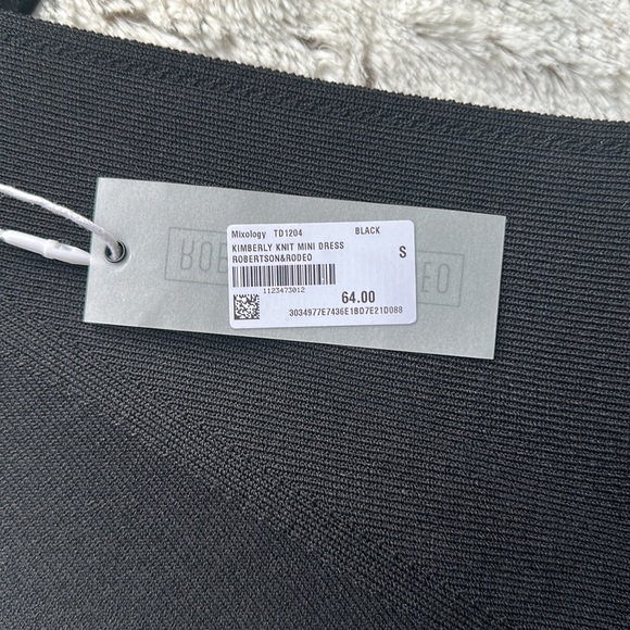 Black Mini Dress - Picture 3 of 3